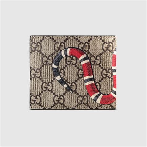 coral snake gucci wallet|Gucci card wallet men's.